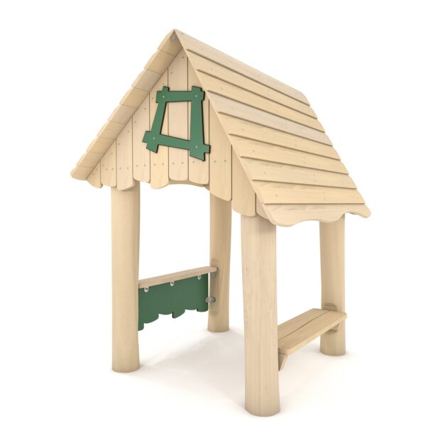 Дитячий ігровий будиночок із лавками
